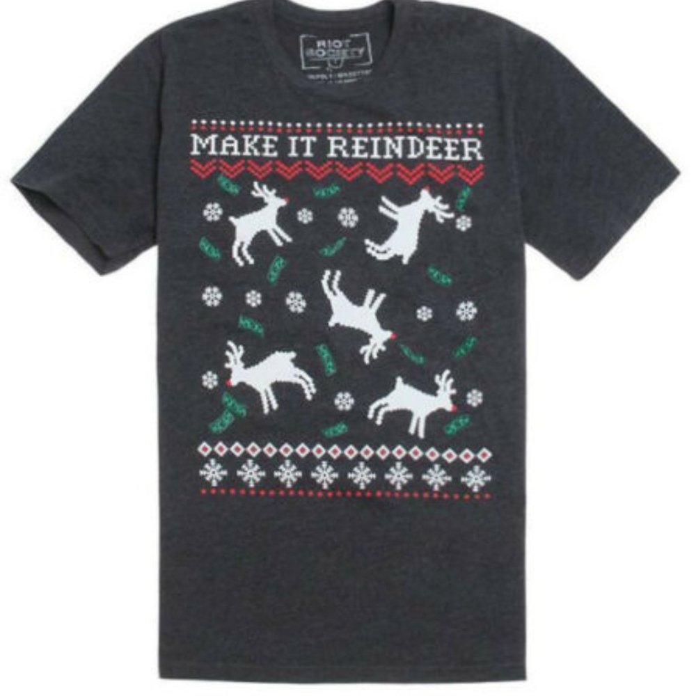 Make It Reindeer Funny Christmas T-Shirt